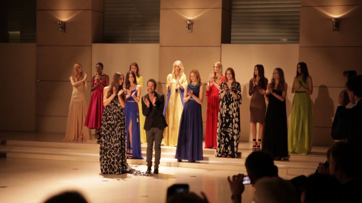 Inclover Dozenten, Absolventen und Studenten setzten das Hair & Make-up für das italienische Label DIMITRI bei der Preisverleihung der Goldenen Nase 2014 um