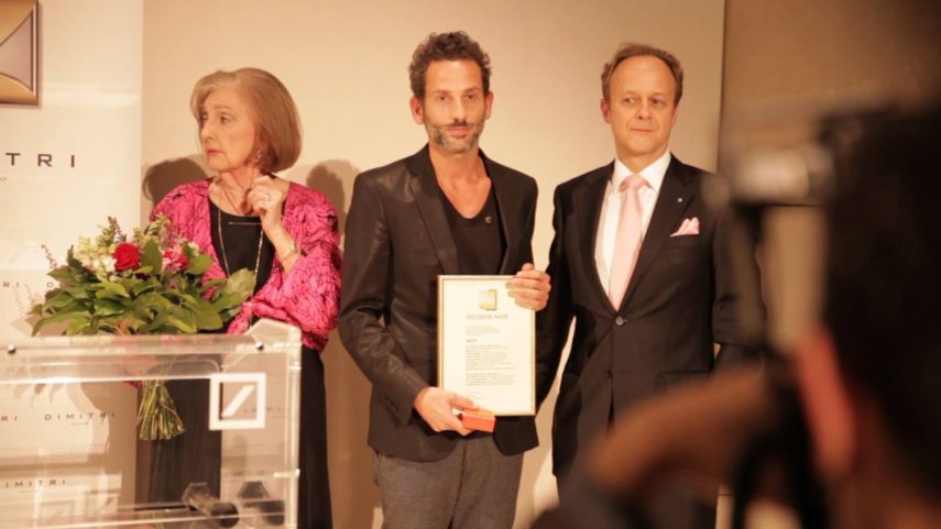 Inclover Dozenten, Absolventen und Studenten setzten das Hair & Make-up für das italienische Label DIMITRI bei der Preisverleihung der Goldenen Nase 2014 um