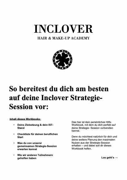 Strategie-Session Workbook Seite 1