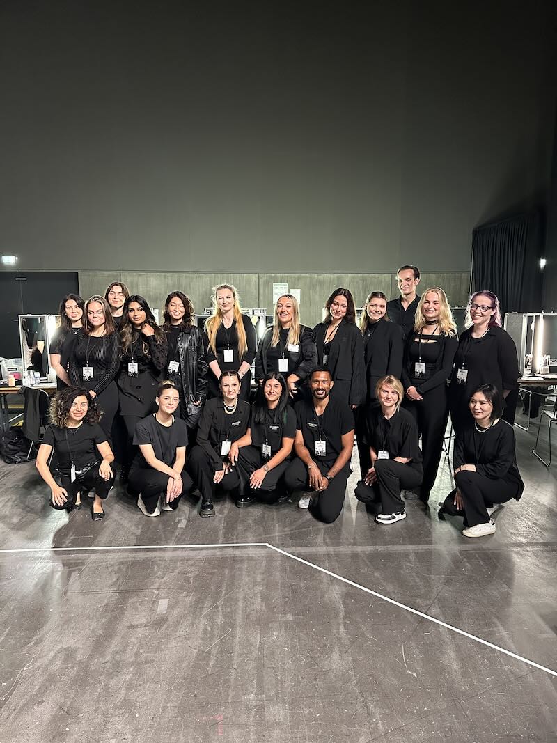 Make-up Team der Inclover Make-up Academy zur Berlin Fashionweek