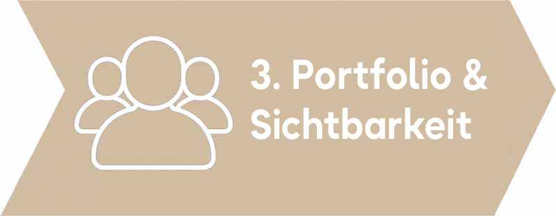 Step 3 - Portfolio & Sichtbarkeit (digital)